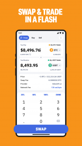 اسکرین شات 4 برنامه Bitcoin.com Wallet: Buy, Sell