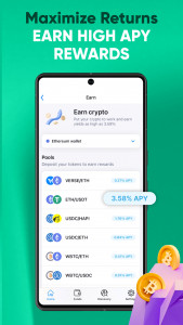 اسکرین شات برنامه Bitcoin & Crypto DeFi Wallet 5