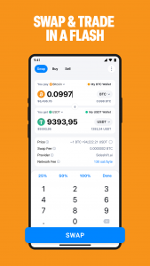 اسکرین شات 4 برنامه Bitcoin.com Wallet: Buy, Sell