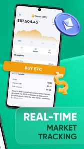 اسکرین شات برنامه Bitcoin.com Wallet: Buy, Sell 2