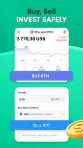 اسکرین شات برنامه Bitcoin.com Wallet: Buy, Sell 3