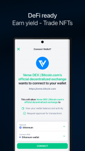 اسکرین شات 6 برنامه Bitcoin & Crypto DeFi Wallet