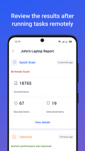 اسکرین شات 8 برنامه Bitdefender Central