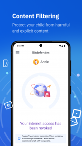 اسکرین شات برنامه Bitdefender Parental Control 4