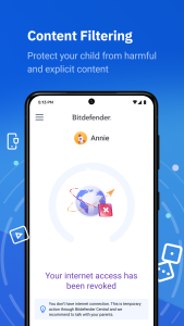 اسکرین شات 4 برنامه Bitdefender Parental Control