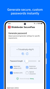 اسکرین شات 3 برنامه Bitdefender SecurePass