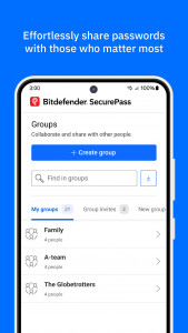 اسکرین شات برنامه Bitdefender SecurePass 5