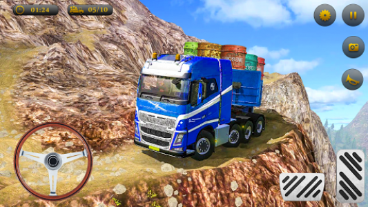 اسکرین شات بازی Cargo Truck parking 3d Game: Truck Simulator Games 4