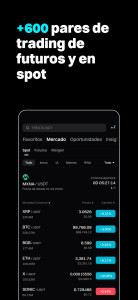 اسکرین شات 4 برنامه Bitget - Tradea BTC y cripto