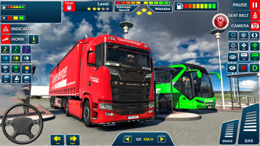 اسکرین شات 1 بازی Truck Driving Mega Truck Game
