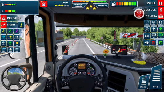 اسکرین شات 4 بازی Truck Driving Mega Truck Game