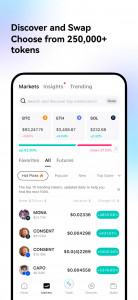 اسکرین شات برنامه Bitget Wallet: Crypto, Trump 5