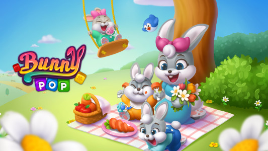 اسکرین شات 1 بازی Bunny Pop Blast