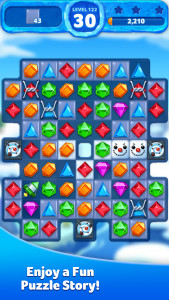 اسکرین شات بازی Jewel Ice Mania:Match 3 Puzzle 7