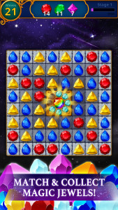 اسکرین شات بازی Jewels Magic: Mystery Match3 1