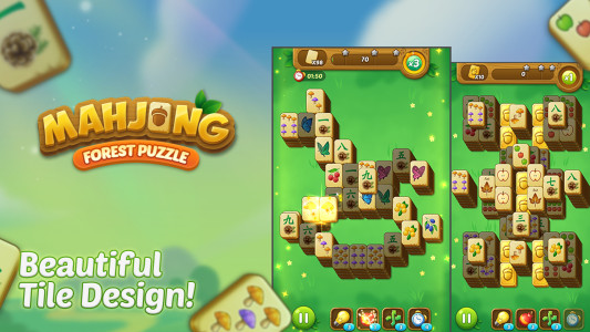 اسکرین شات 2 بازی Mahjong Forest Puzzle