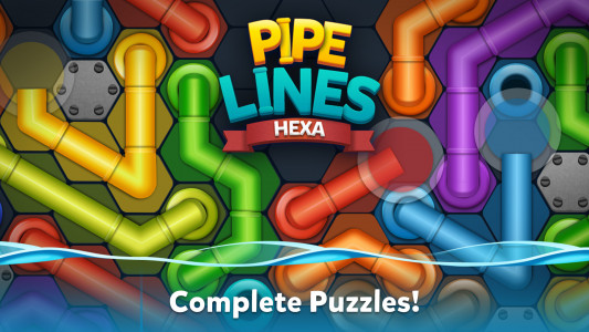 اسکرین شات بازی Pipe Lines : Hexa 2