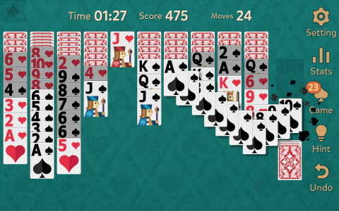 اسکرین شات بازی Spider Solitaire: Kingdom 2