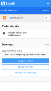 اسکرین شات برنامه Bitrefill - Use Bitcoin to buy Gift Cards & Topups 3