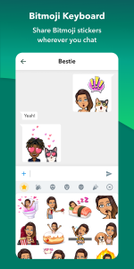 اسکرین شات 4 برنامه Bitmoji