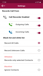 اسکرین شات 5 برنامه Call recorder