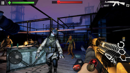 اسکرین شات بازی Zombie Target - Offline zombie shooting game 2