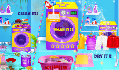 اسکرین شات برنامه Home Clean Up Girl Game 6