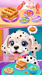 اسکرین شات برنامه Puppy bubble bath care game 5