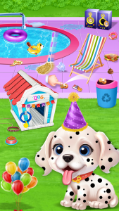 اسکرین شات برنامه Puppy bubble bath care game 6