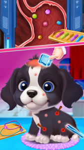 اسکرین شات برنامه Puppy bubble bath care game 7