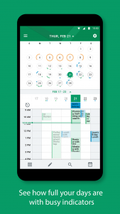 اسکرین شات برنامه BlackBerry Hub+ Calendar 2