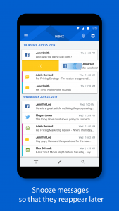 اسکرین شات برنامه BlackBerry Hub+ Inbox 4
