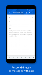 اسکرین شات 3 برنامه BlackBerry Hub+ Inbox