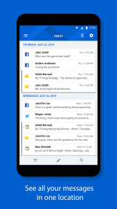 اسکرین شات 1 برنامه BlackBerry Hub+ Inbox