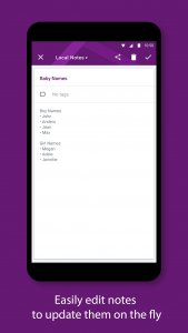 اسکرین شات برنامه BlackBerry Hub+ Notes 2