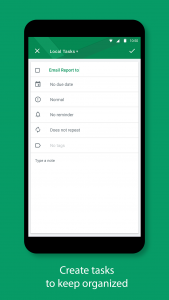 اسکرین شات 1 برنامه BlackBerry Hub+ Tasks