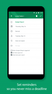اسکرین شات 3 برنامه BlackBerry Hub+ Tasks