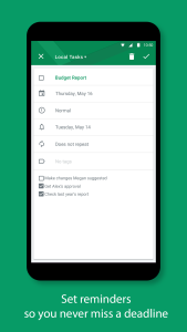 اسکرین شات 3 برنامه BlackBerry Hub+ Tasks