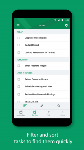 اسکرین شات 4 برنامه BlackBerry Hub+ Tasks