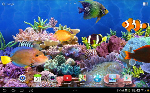 اسکرین شات برنامه Aquarium Live Wallpaper HD 1