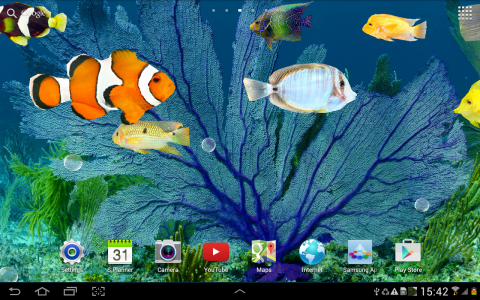 اسکرین شات برنامه Aquarium Live Wallpaper HD 2