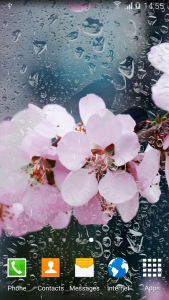 اسکرین شات برنامه Cherry Blossom Live Wallpaper 1