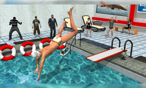 اسکرین شات بازی Swimming Race 4
