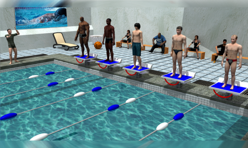 اسکرین شات بازی Swimming Race 1