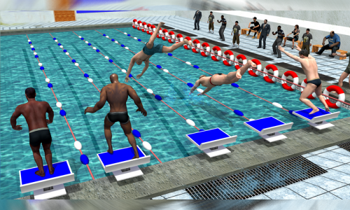 اسکرین شات بازی Swimming Race 2