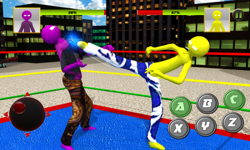 اسکرین شات بازی Stickman Wrestling 3