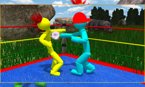 اسکرین شات بازی Stickman Wrestling 5