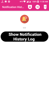 اسکرین شات 2 برنامه Old Notification Log