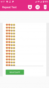 اسکرین شات 4 برنامه Repeat Text