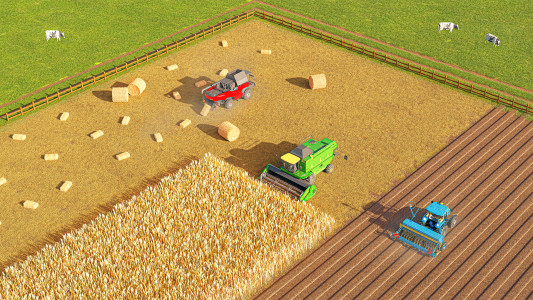 اسکرین شات بازی Farm Life Tractor Simulator 3D 5